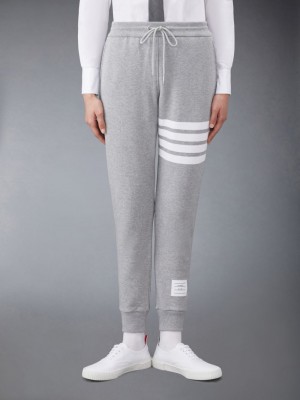 Thom Browne Classic Loopback 4-Bar Jogginghose Damen Grau | GWX11L09965