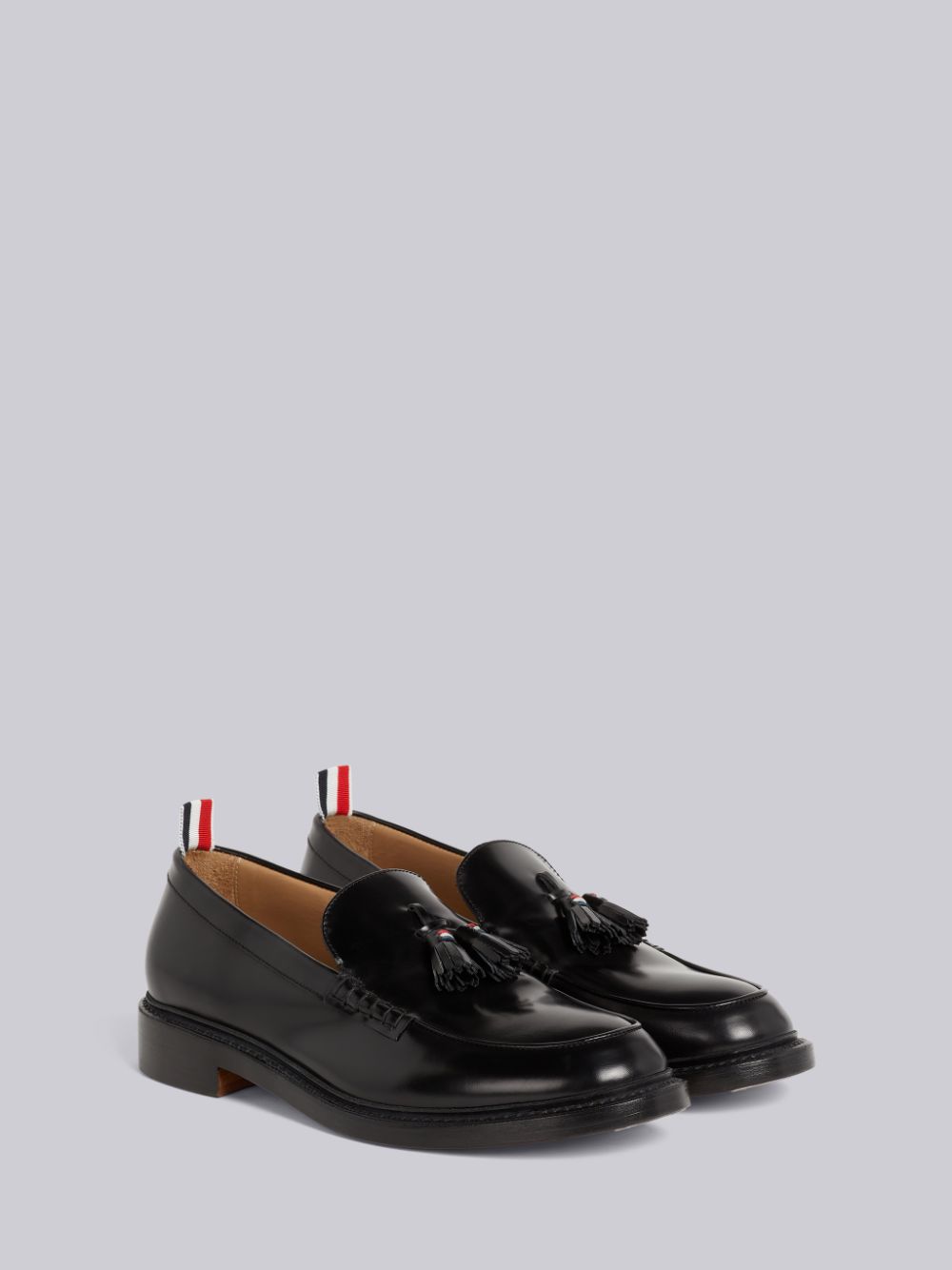 Thom Browne Calf Leather Tassel Halbschuhe Herren Schwarz | SAJ24N71668