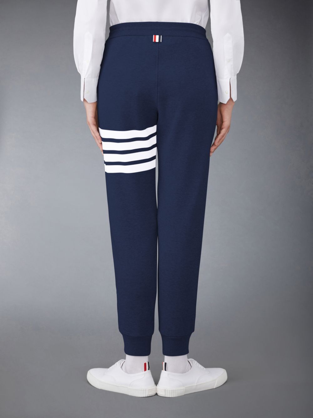 Thom Browne Classic Loopback 4-Bar Jogginghose Damen Blau | IKB87B12367