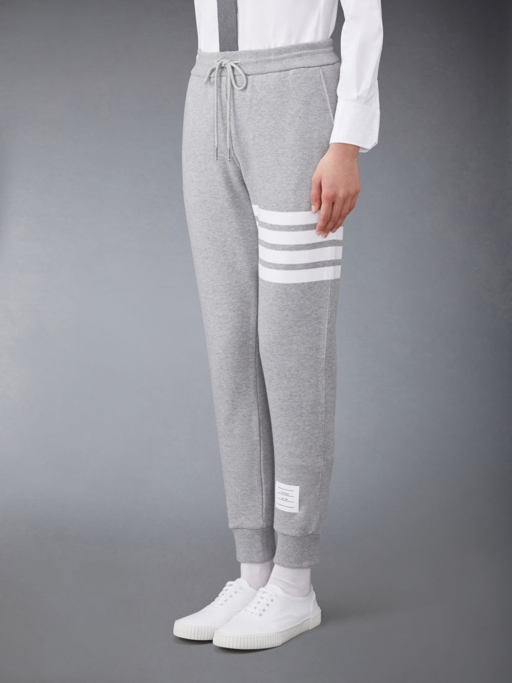 Thom Browne Classic Loopback 4-Bar Jogginghose Damen Grau | GWX11L09965