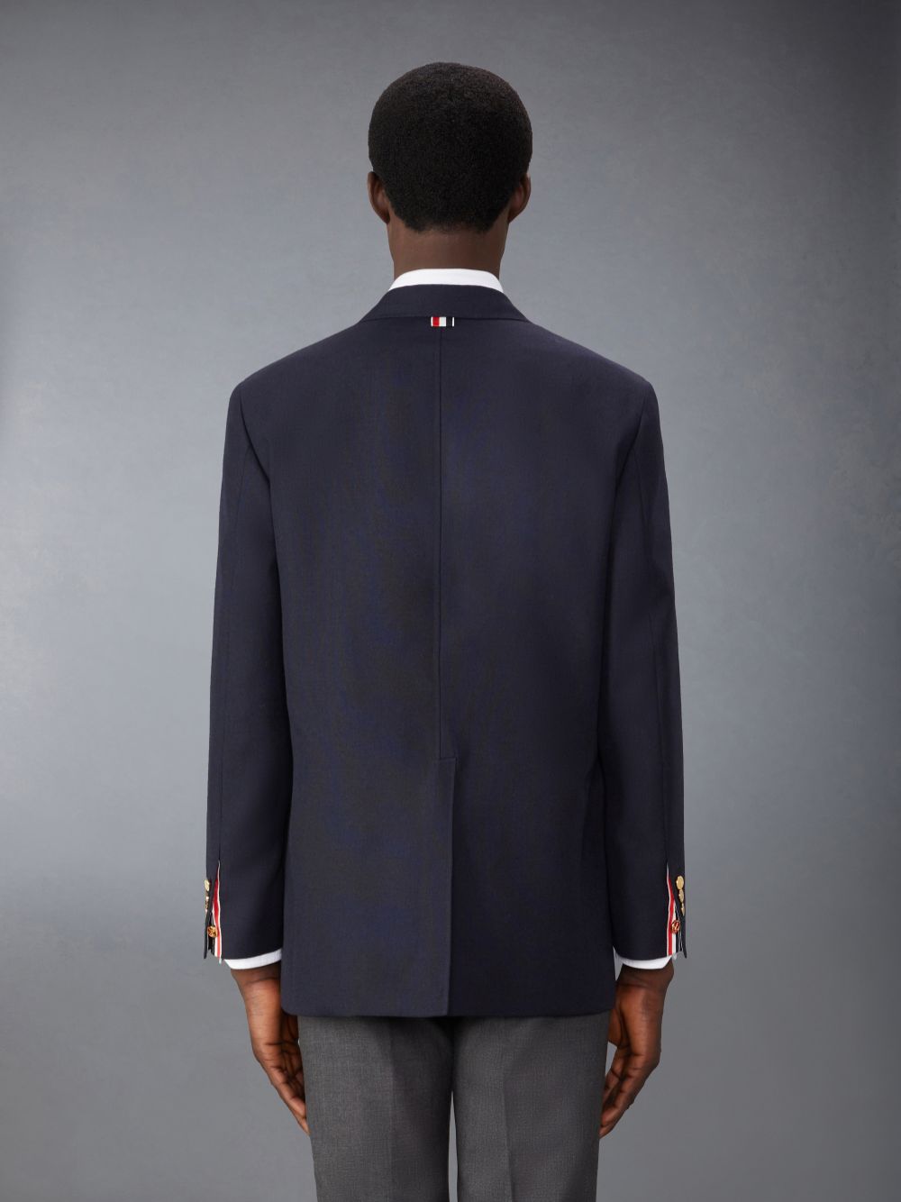 Thom Browne Crispy Wool Unstructured Sack Sport Mäntel Herren Blau | HIC54A74146