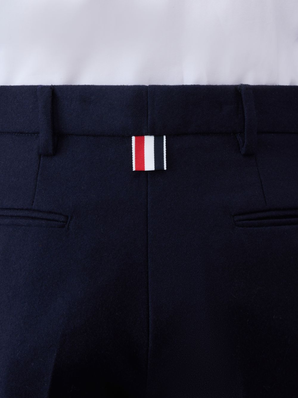 Thom Browne Flannel 4-Bar Sack Kurze Hose Damen Blau | BEJ01X62677