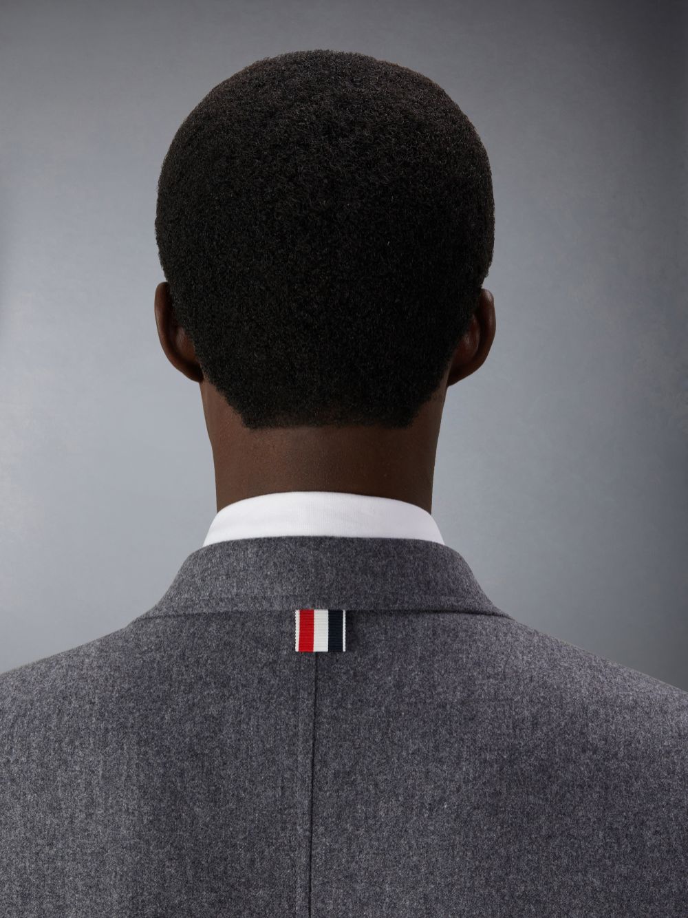Thom Browne Flannel 4-Bar Unstructured Straight Fit Sport Mäntel Herren Grau | AZF91C63697
