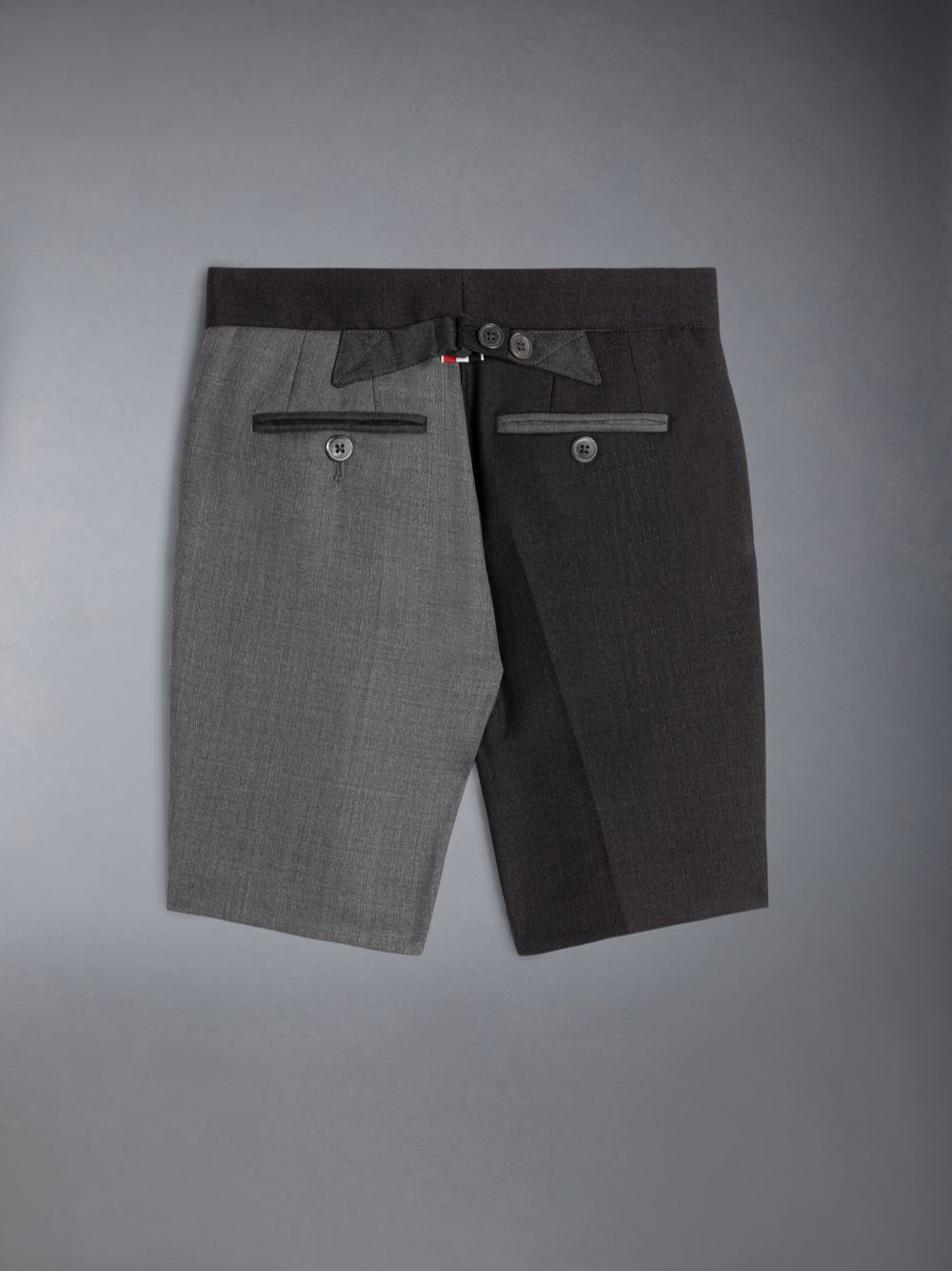 Thom Browne Funmix Twill Bermuda Kurze Hose Mädchen Grau | RED41T31482
