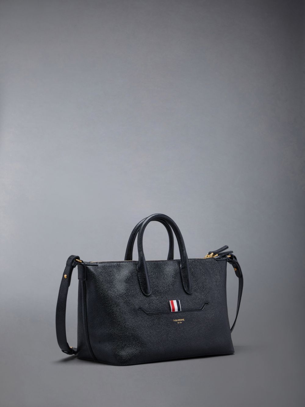 Thom Browne Pebble Grain Small Duffle Tasche Damen Schwarz | ZFQ51O46208