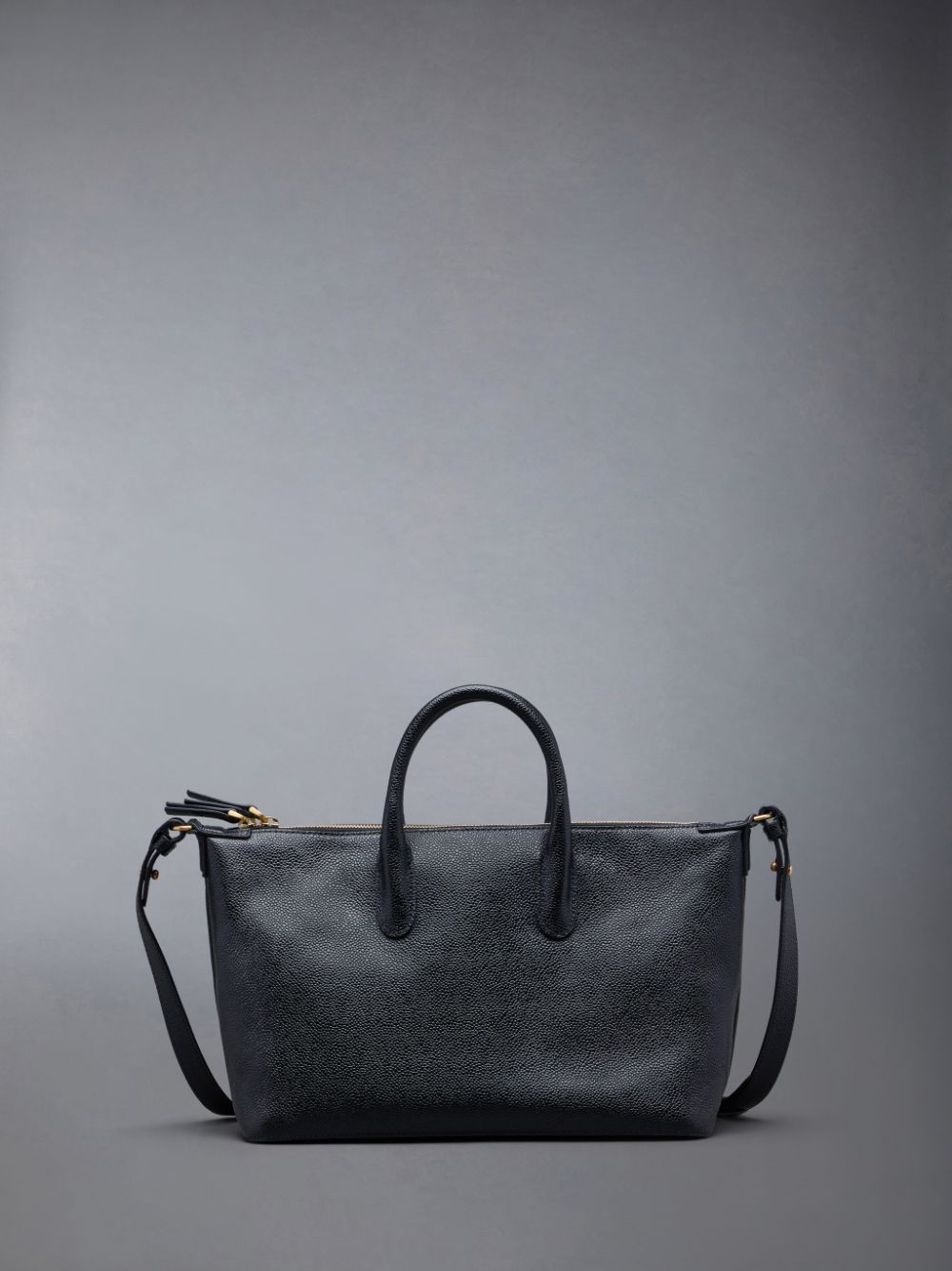 Thom Browne Pebble Grain Small Duffle Tasche Damen Schwarz | ZFQ51O46208