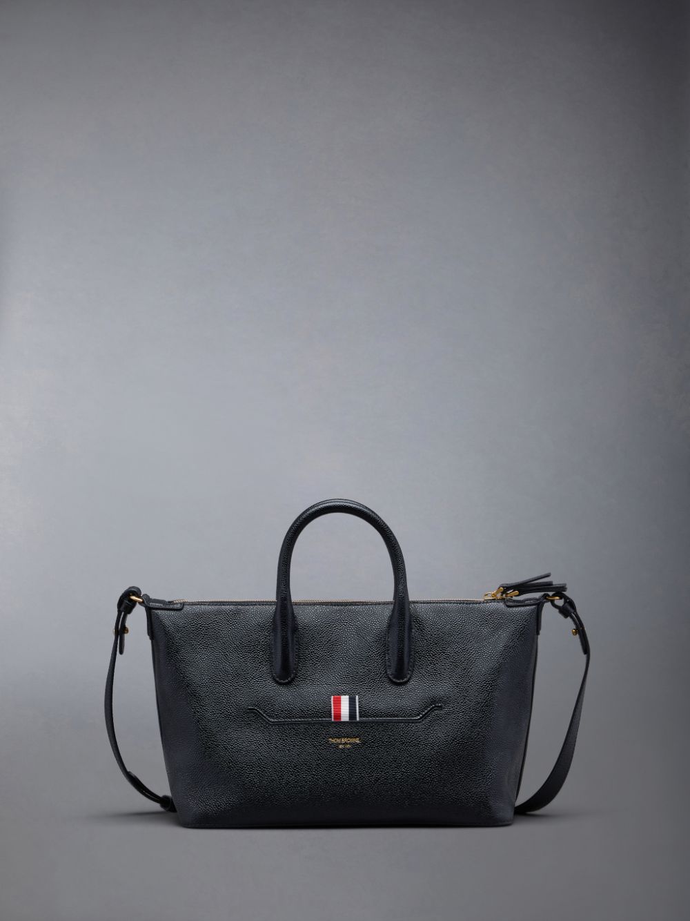 Thom Browne Pebble Grain Small Duffle Tasche Damen Schwarz | ZFQ51O46208