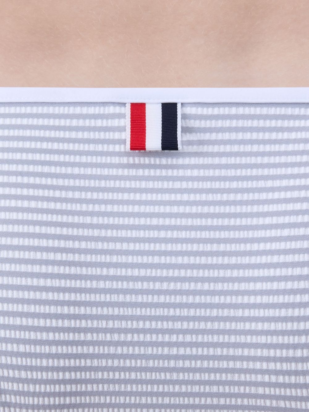 Thom Browne Seersucker Tie Bikinihose Damen Grau | DTP06B12825