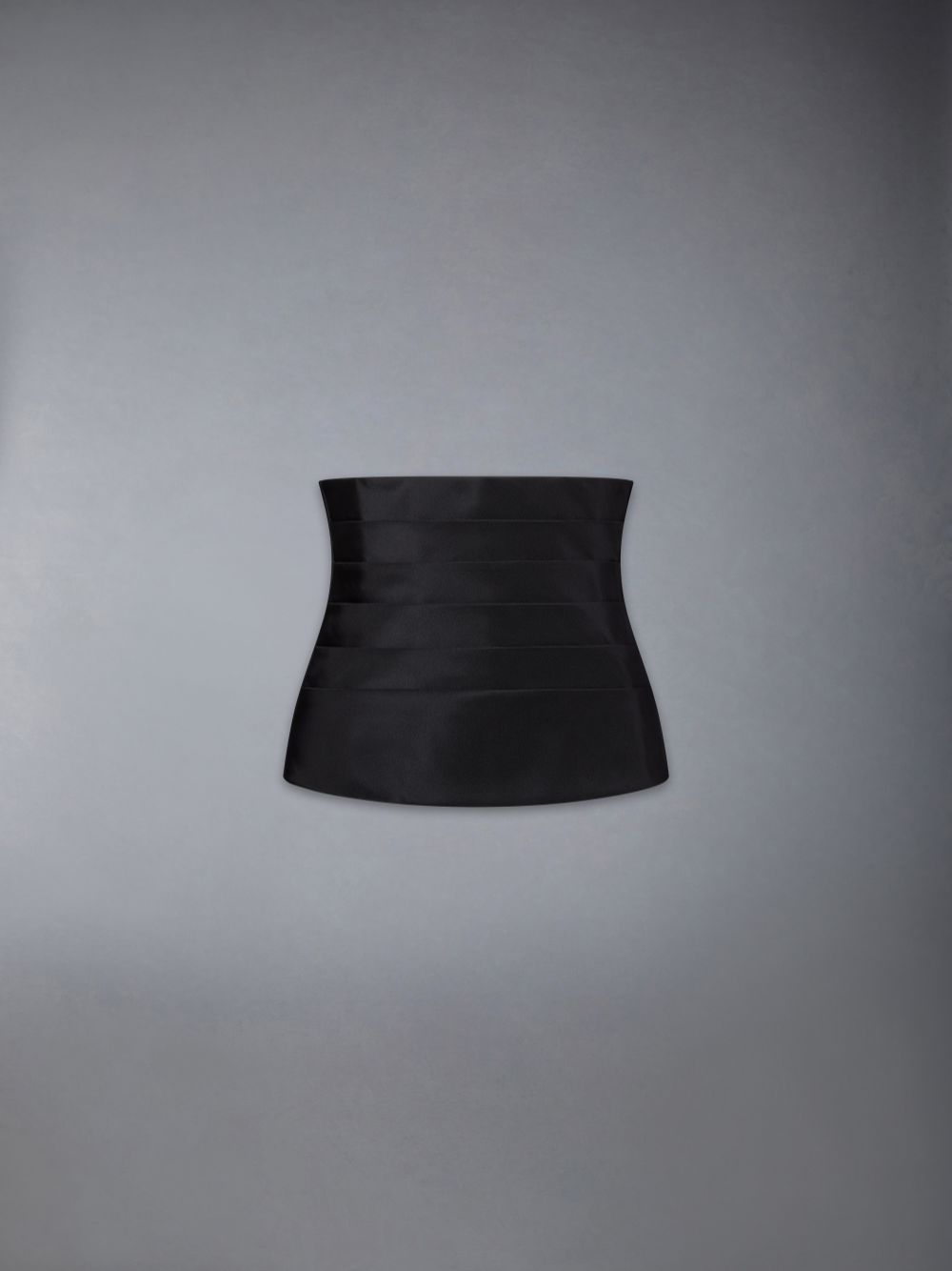 Thom Browne Silk Faille Cummerbund Corset Korsett Damen Schwarz | YLB91P26073