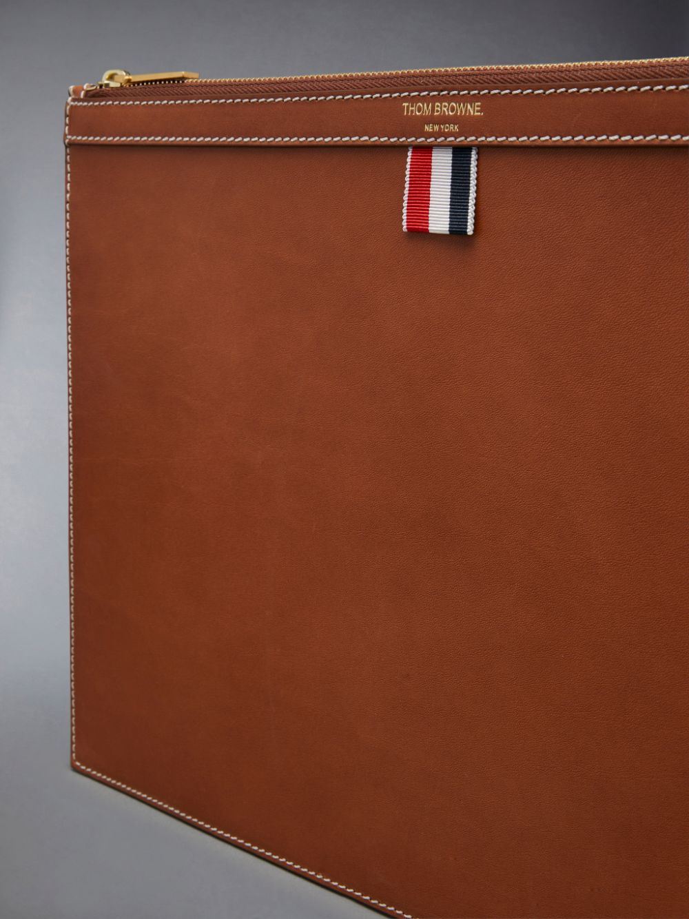 Thom Browne Vacchetta Leather Medium Document Holder Dokumententaschen Herren Braun | BTH59F64200
