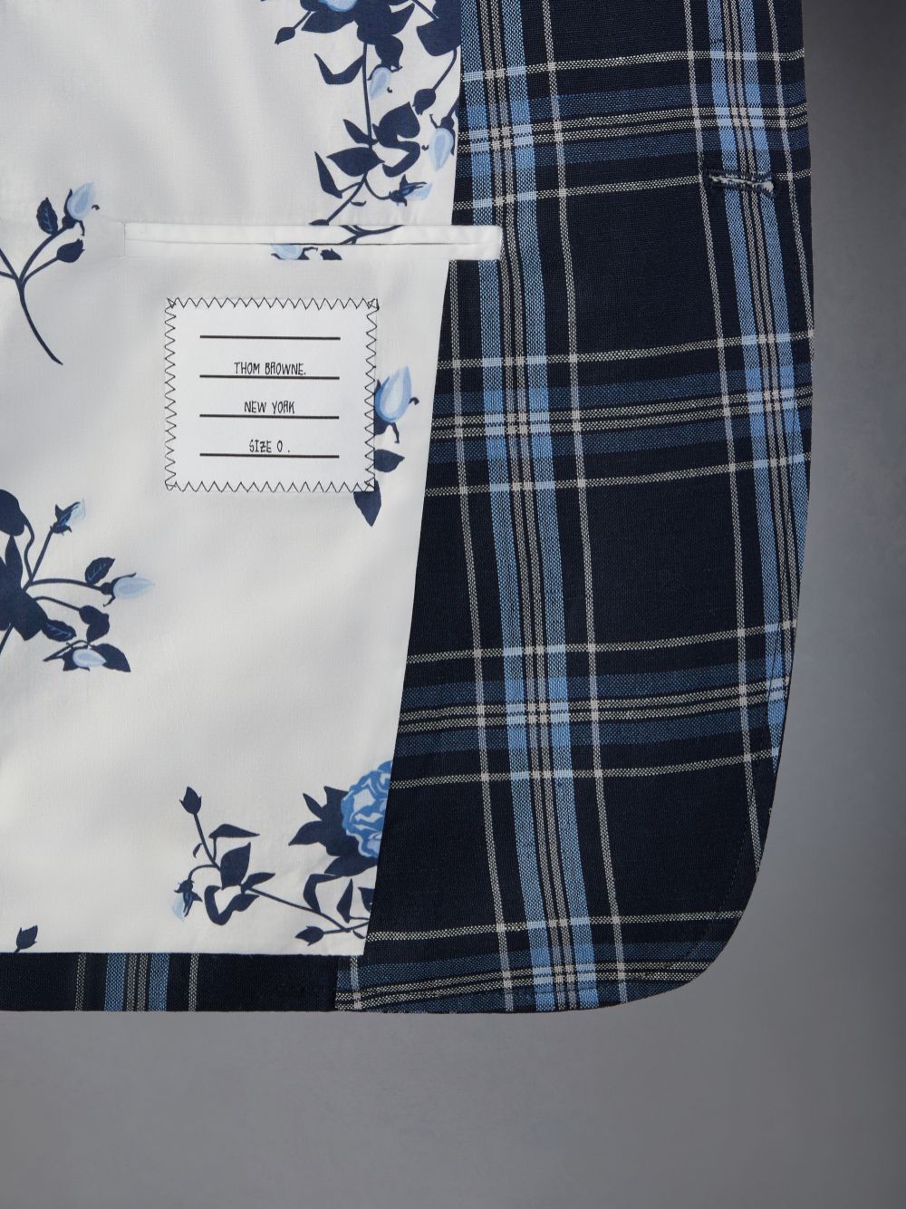 Thom Browne Wool Linen Unstructured Straight Fit Sport Mäntel Herren Blau | RYB30P53766